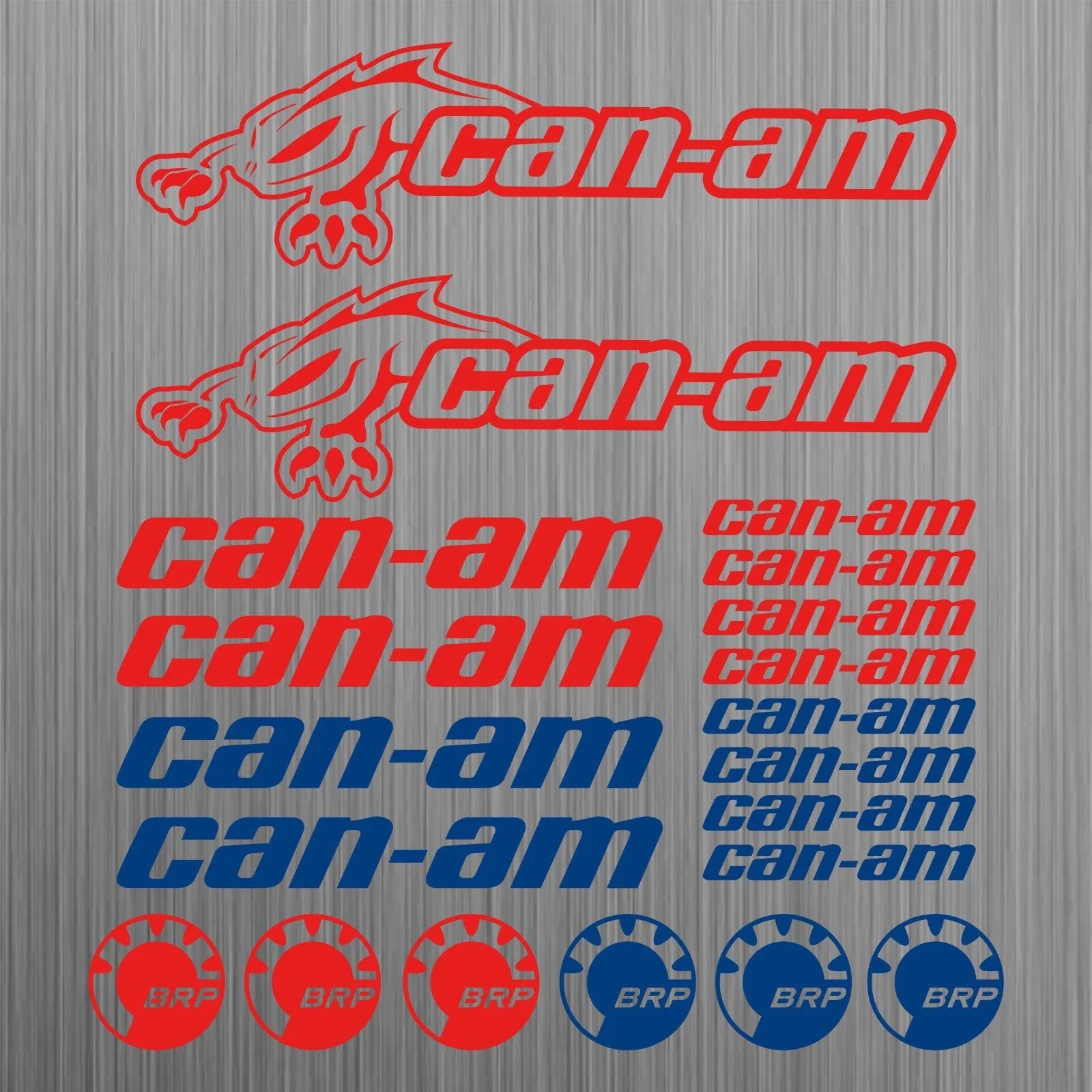 YELLOW For can-am canam BRP sticker quad ATV decal 20 Pieces Car Styling