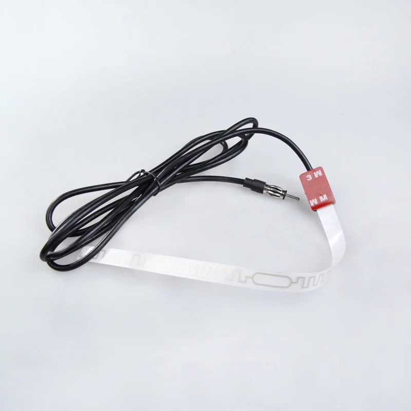 DC 12V Car Aerial Antenna FM Radio Amplified Super Slim Hidden Mount On Glass Screen Roof Waterproof Antenna Cable Length 171CM
