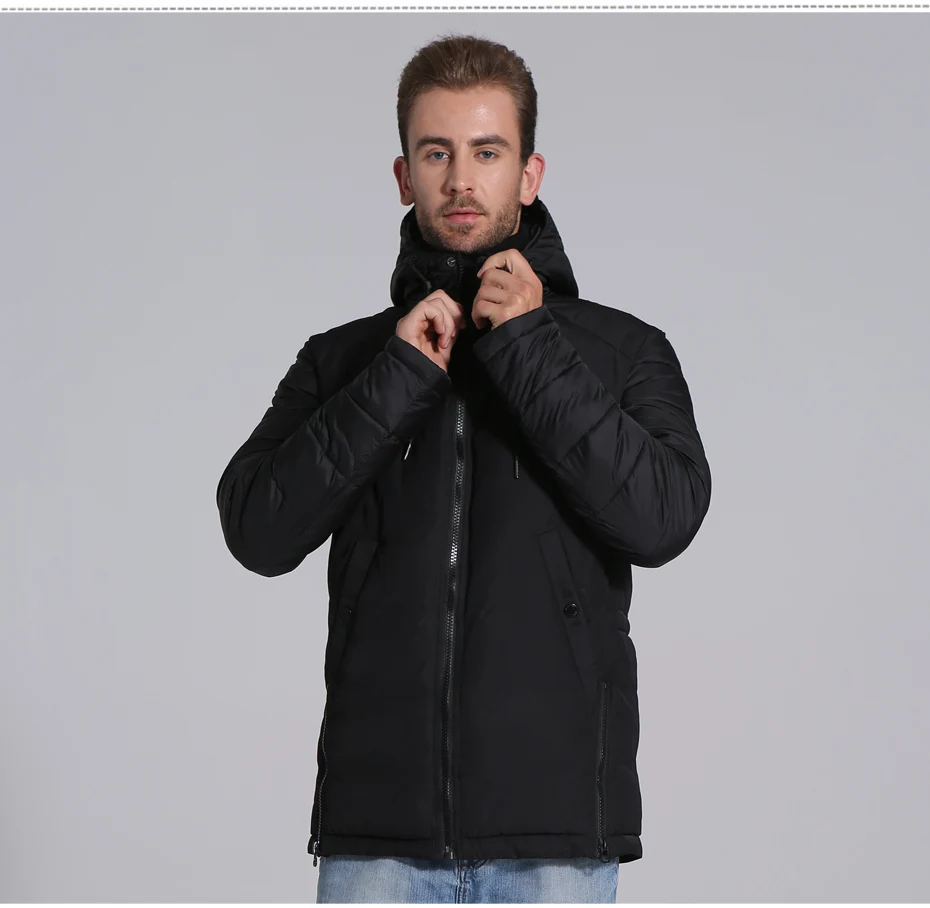 Winter Jacket Men Coat Slim Sportswear Outwear Chaquetas Hombre Parka Mens Coats Jackets Warm Thick Asian Size M-3XL -