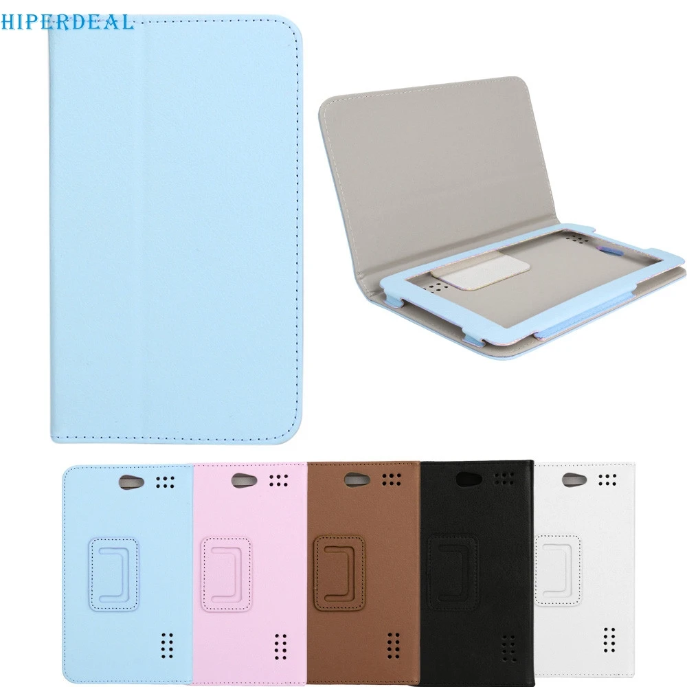 

HIPERDEAL Leather Case Cover Stand For 7 Inch Tab Android Tablet PC Universal Folio protective cover for tablet #M