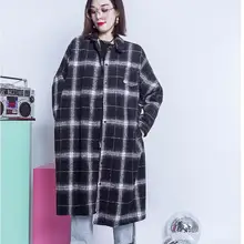 Осенняя одежда года, новая стильная модная длинная Кофта свободного кроя в античном стиле в стиле Харадзюку