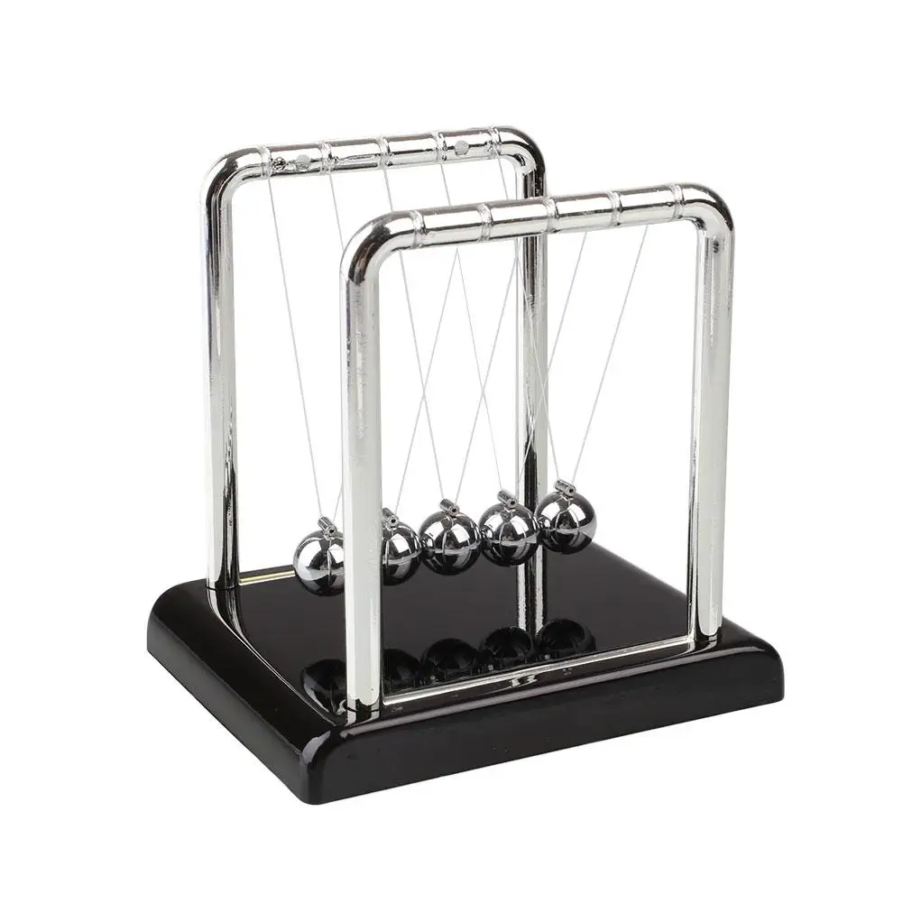 

Physics Science Energy Conservation Laws Desk Toy Cradle Steel Balance Balls