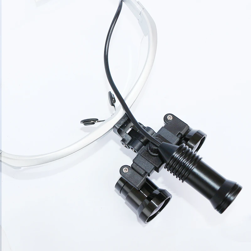  Surgical Dental Loupes Zoom 2.5X to 3.5X Surgical Medical Equipment Teeth Illuminated Binocular Mag - 33024448910