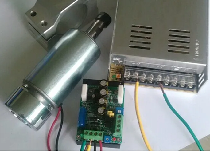 DIY ER11 300 Вт 24 В 12000 об/мин PCB Мощность шпинделя двигатель взять кронштейн и