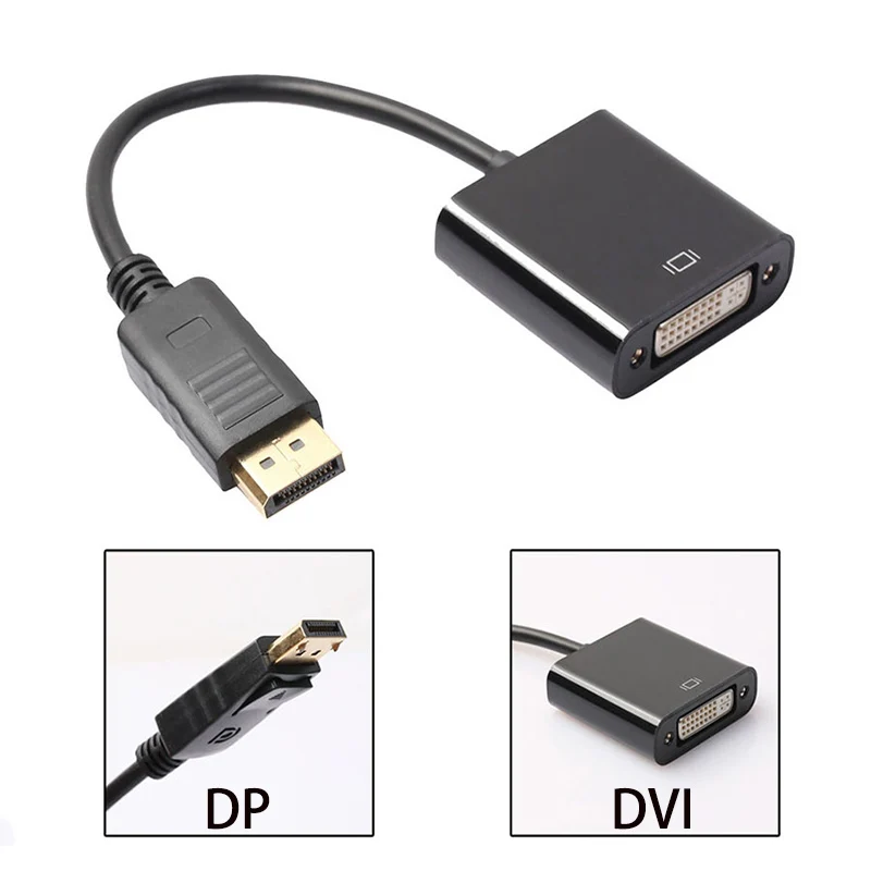 SZ-WXDZ Displayport إلى DVI كابل موانئ دبي إلى dvi محول الذكور إلى الإناث عرض ميناء محول ل مراقب العارض عرض 1080 p