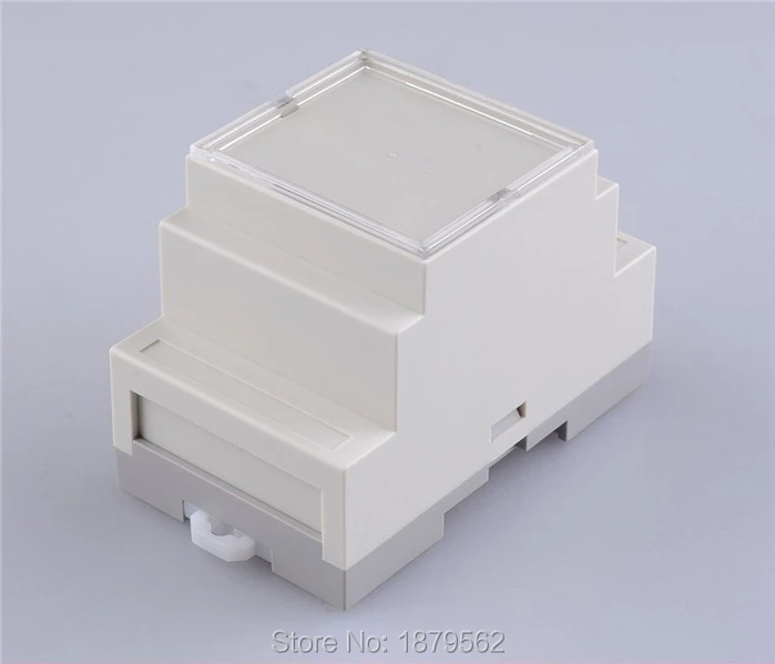 [Two Styles] 87*60*53mm din rail enclosure junction box plc plastic