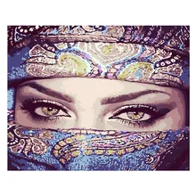 Выполненные в масках для девочек цифровой Краски ing краска собственного приготовления Раскраска по номерам художественная работа на холсте стены в комнате дома Декор W229