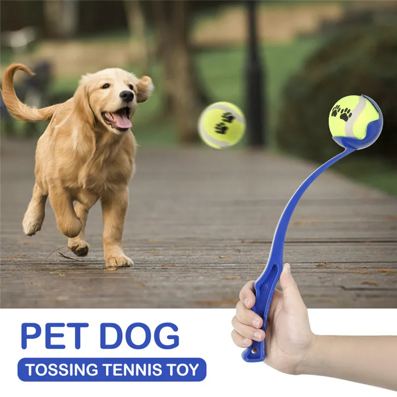 Dog throwing ball pet dog throwing toy ball launcher interactive toy dog toy dog outdoor training supplies
