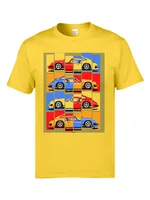 T-shirt en coton cool pour hommes, style de voiture japonaise, t-shirts grande taille, vêtements de marque de qualité supérieure, t-shirts européens 5