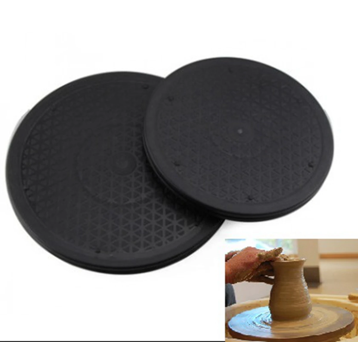 

25cm Pottery Wheel Rotate Turntable Swivel Pottery Turntable Lazy Susans Rotary Plate Turnplate Clay Pottery Sculpture Tools