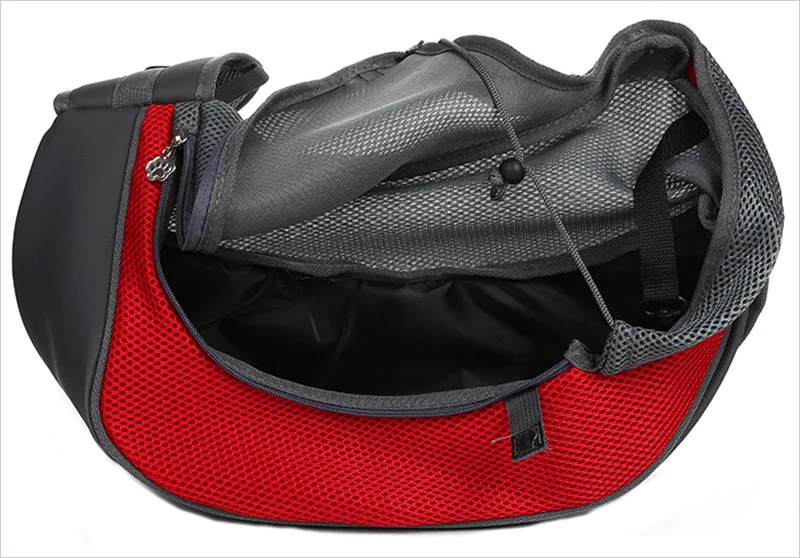 Breathable mesh dog carrier bag