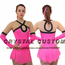 Лидер продаж, платье для фигурного катания на заказ для детей, модные новые Брендовые платья для катания на коньках для девочек, DR3575