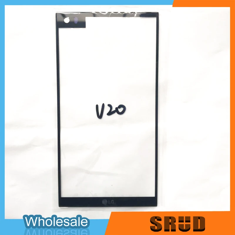 

10Pcs/Lot Black for LG V20 H990 H910 H918 LS997 US996 VS995 Front Glass 5.7" Touch Screen LCD Outer Panel Lens Repair Part