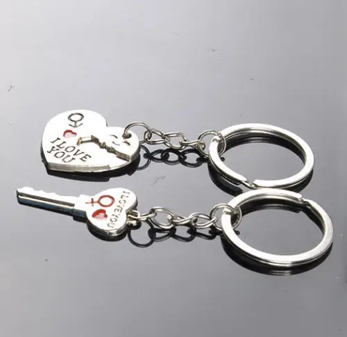 Новинка llavero Pareja Porte Clef Повседневный брелок для ключей с надписью «I LOVE YOU» и надписью «I LOVE YOU», брелок для влюбленных, новинка, сувениры