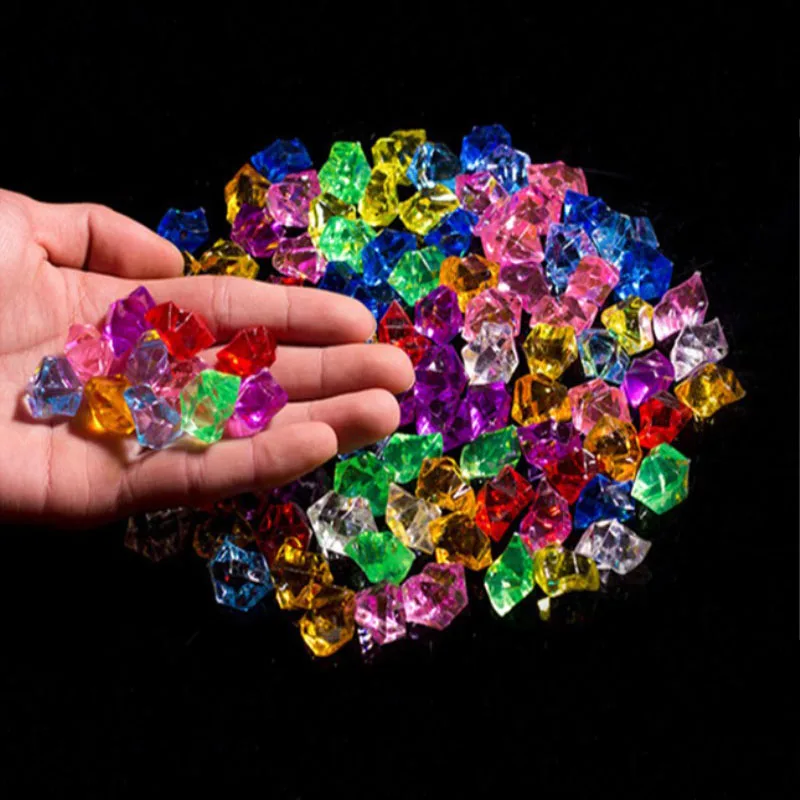 25Pcs/Lot Colorful Aquarium Decoration Fish Tank Artificial Acrylic Stone Simulation Vase Home Wedding Decor 18*25mm|Декорации| |