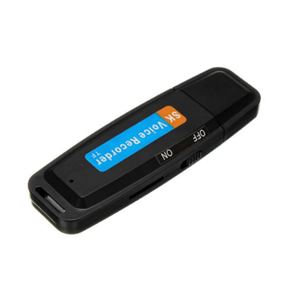 NEW Mini U-Disk Digital Audio Voice Recorder Pen USB Flash Drive Support up to 32GB Micro SD TF Extended