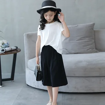 

Children Sets 2018 Summer Casual T-shirt+ Pants Girls Clothing Sets Kids Summer Suit For 3-16 Years Mother Daughter Outfits