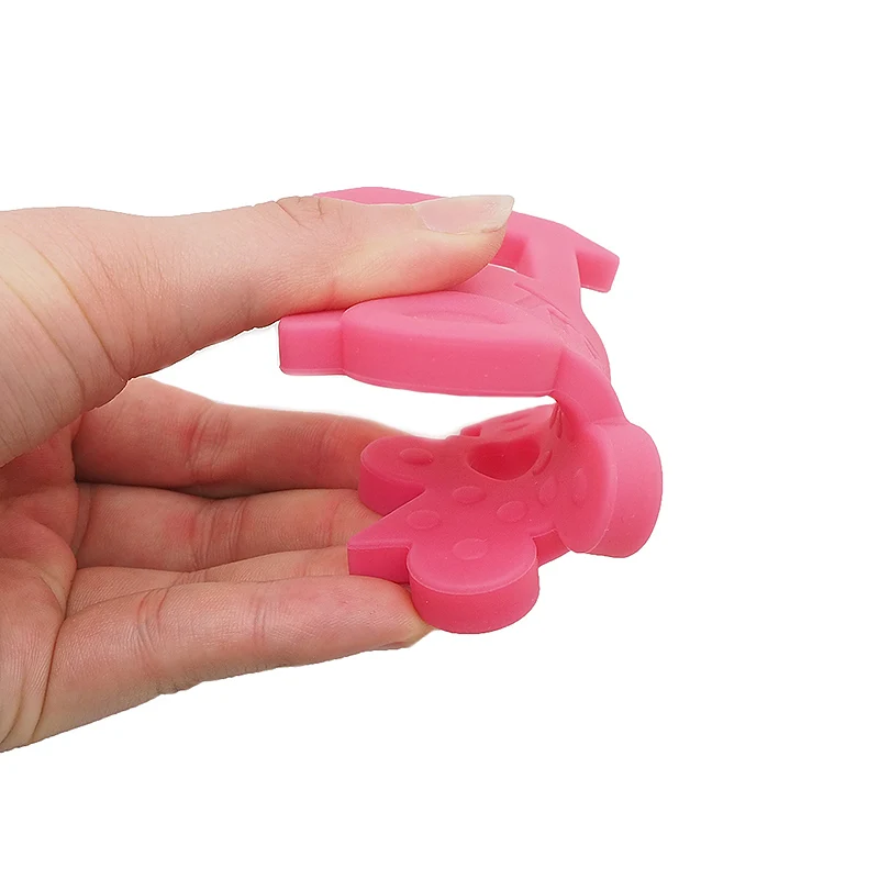 Chenkai 5 шт. BPA бесплатно DIY силиконовые поезд Прорезыватель кулон для кормления Baby Shower Соски манекен прорезывания зубов сенсорная игрушка