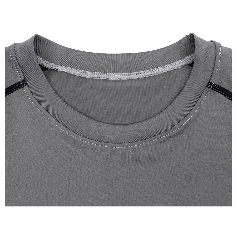 Компрессионные Мужские рубашки Rashgard с длинным рукавом для бодибилдинга, дышащие сетчатые спортивные футболки для бега, футболки для фитнеса, футболки для спортзала