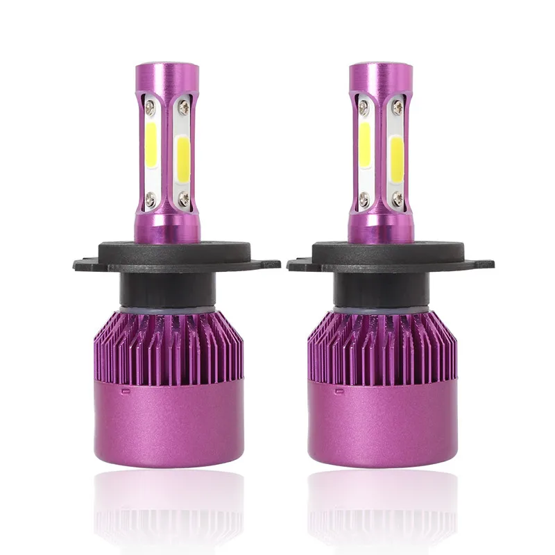 

110W H4 COB LED 16000LM Auto Car Headlights Kit Driving Bulbs Lamps 6000K