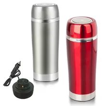 Электрический чайник Автомобильная чашка с подогревом, электрическая вода 12 V/24 V/220 V, нагреватель, чашка 100 градусов