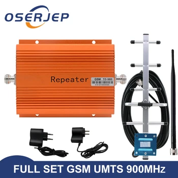 

led Screen display GSM 900Mhz umts 2G/3Gcelular MOBILE PHONE Signal Repeater booster,900MHz amplifier + yagi /Omni Antenna