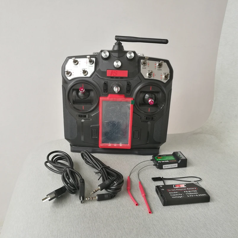 

Flysky FS-I8 2.4G 8CH RC Transmitter with i8 IA6B/ IA10B Receiver RX for RC Drone Helicopter Fixed-wing Glider Quadcopter Mode2