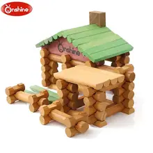 Бренд Onshine 90 шт. деревянный лес бревна Кукольный дом/Дети Дерево собрать вилла развивающие игрушки
