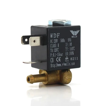 

Normally Closed N/C AC120V 60HZ9W G1/8' Brass Iron Steam Water 2 Position 2 Way Solenoid Electric Water Valve