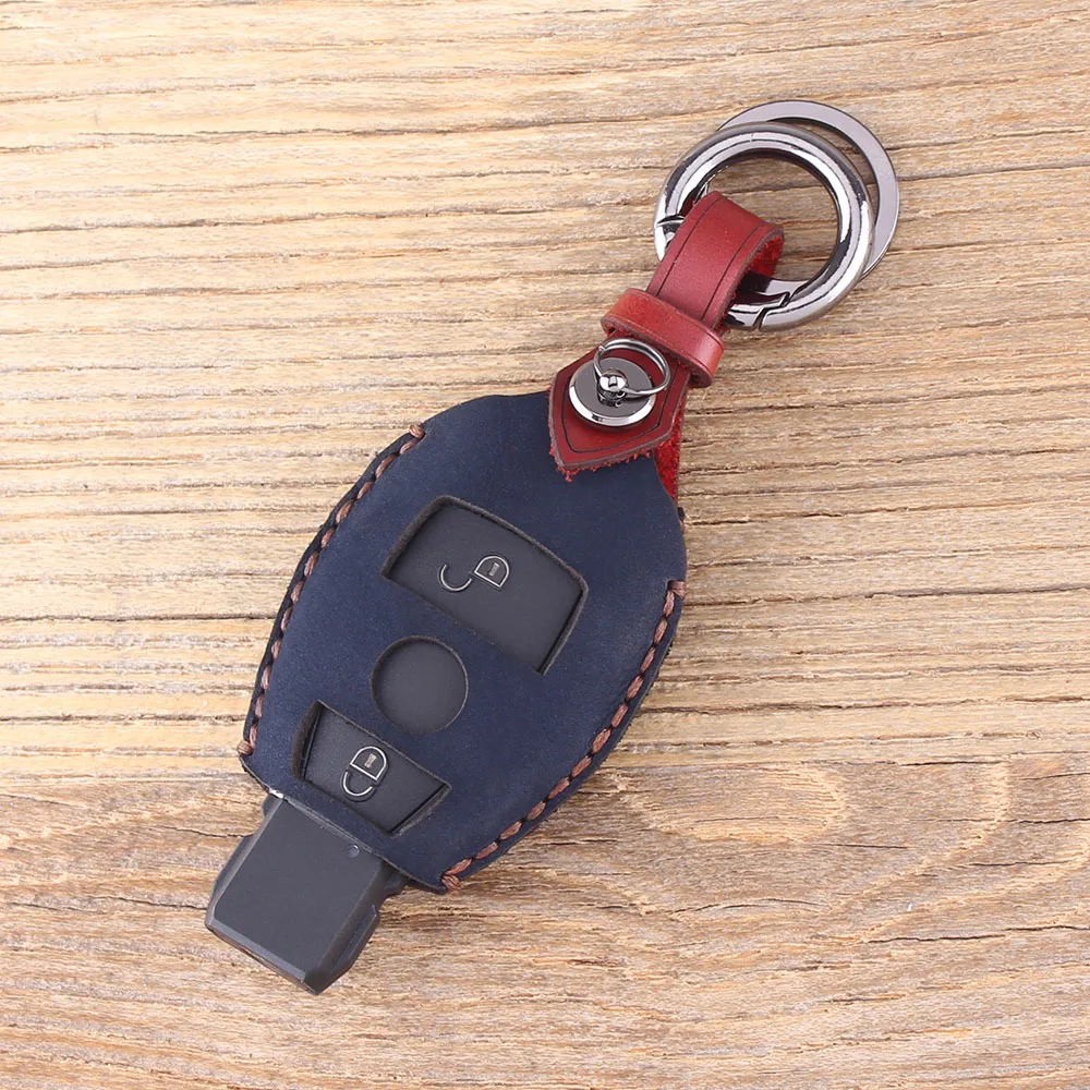 Защитный чехол DANDKEY для ключей из натуральной кожи аксессуары Mercedes Benz W203 W210 W211 W124