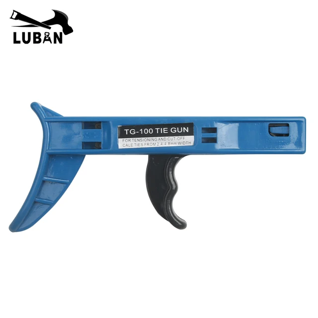 Cable Tie Gun For Nylon Cable Tie Fastening and cutting Tool TG-100 HandBO6EXZD