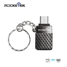 Rocketek Micro to USB OTG Adapter Aluminum accessories Male Converter for Samsung Xiaomi Huawei Android Mobile Cell smart phone