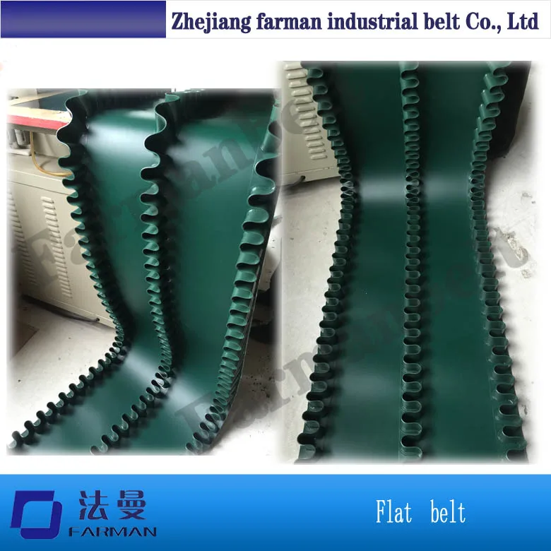 

smooth white PVC conveyor belt for sugar