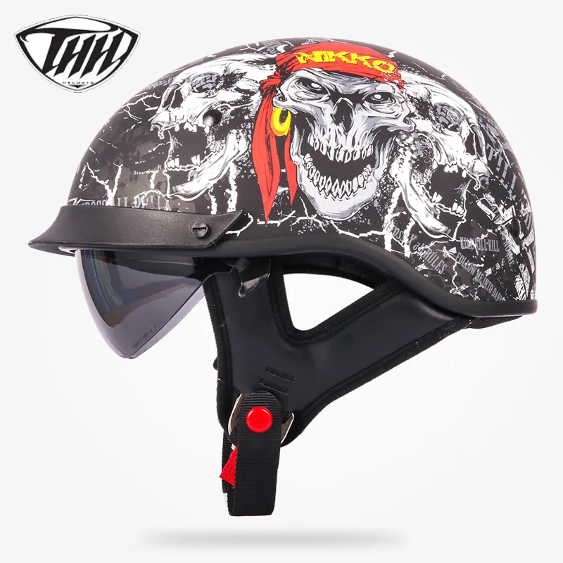 Download THH T72 half helmet motocross with internal sunglass ...