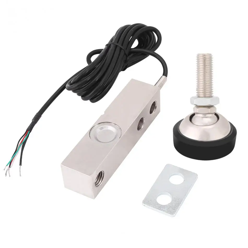 

1000KG Mini Loadometer Sensor Shear Beam Load Cell Sensor 1000KG with 4-Core Shielded Cable Weighing Sensor