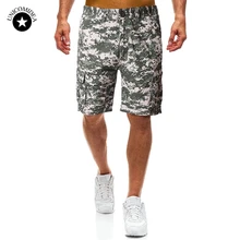 Мужские камуфляжные шорты по колено мужские летние короткие штаны Новые Модные Повседневные военные карго шорты Pantalon Homme