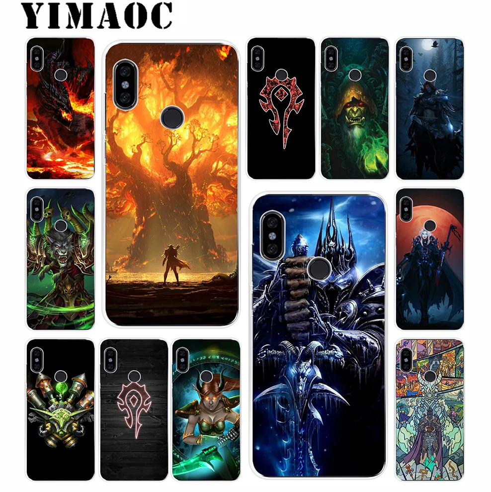 

YIMAOC World of Warcraft Soft Silicone Case for Xiaomi Mi 9 8 SE 6 6X 5X Mix 2S A2 Lite MiA1 Xiaomi POCOPHONE F1 MAX 3