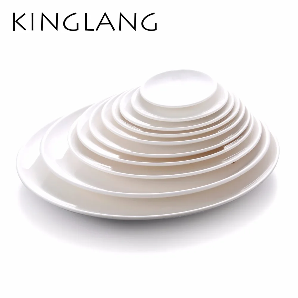 

classical melamine round flat dinner plate wholesale for chinese restaurant