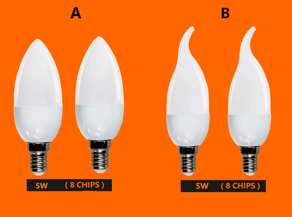 Светодиодная лампа E14 220 В 5 Вт 7 9 5050 2835 SMD ампула SONQIN|led lamp e14 candle|led e14e14 candle |