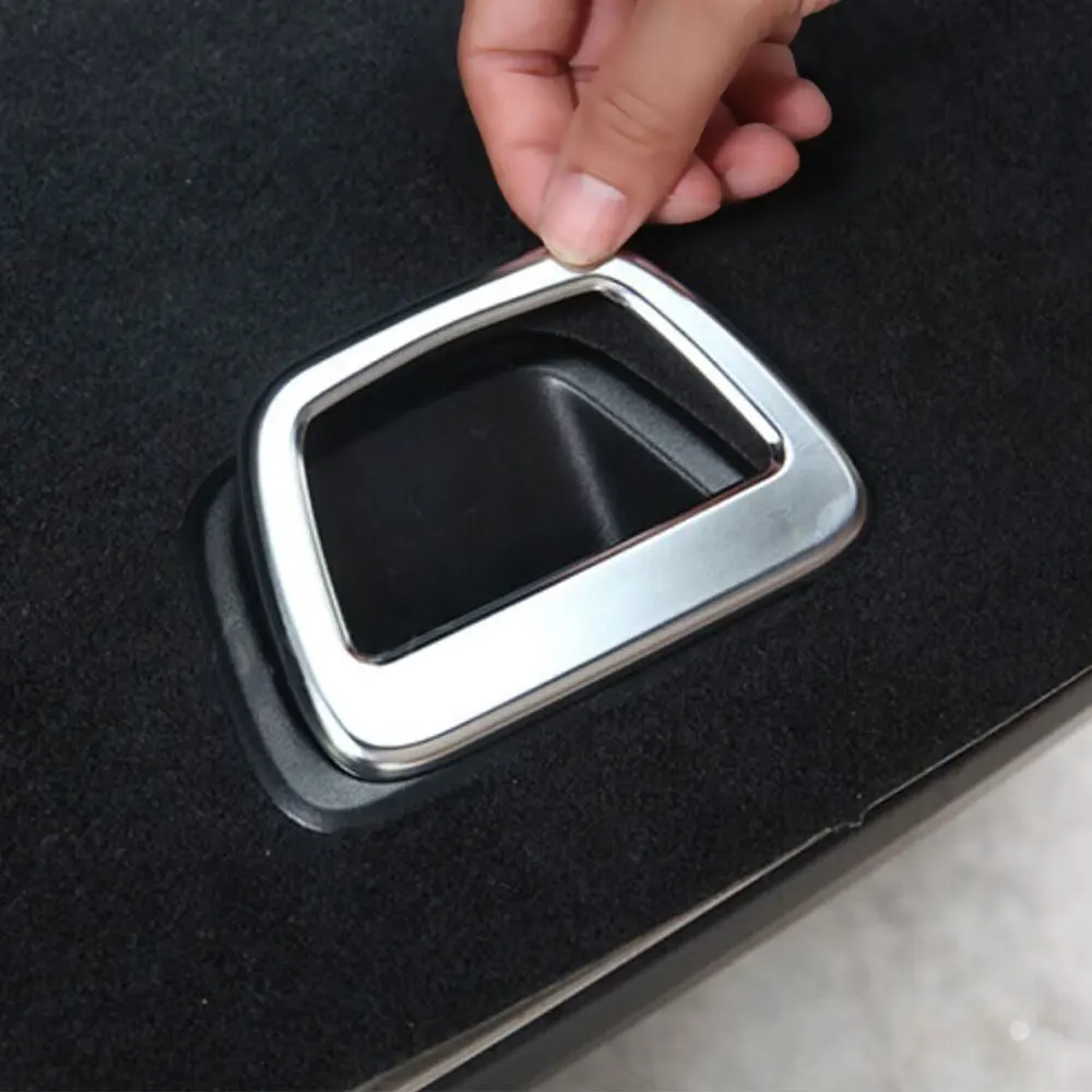 ABS Rear Trunk Tailgate Baffle Plate Handle Cover Trim Frame Decoration For 2015 Land Rover Discovery