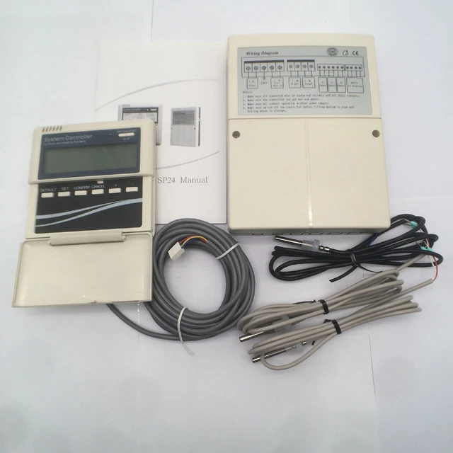 Solar Water Heater Controller SP24 Electric Heater and Gas Boiler as  Auxiliary Heating Device System - AliExpress