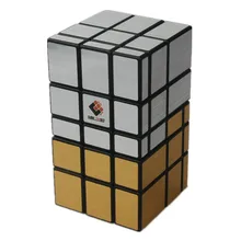 CubeTwist сиамский соединенный 3X3X5 зеркальный волшебный куб Bump кубики развивающая игрушка для детей Золотой Серебряный стикер
