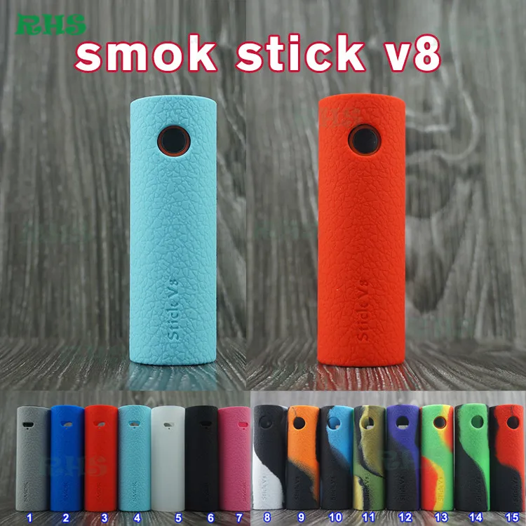 AliExpress, Новое поступление, силиконовый чехол для 3000 мАч, 5 мл, ручка, стиль SMOK Stick V8, комплект, мод