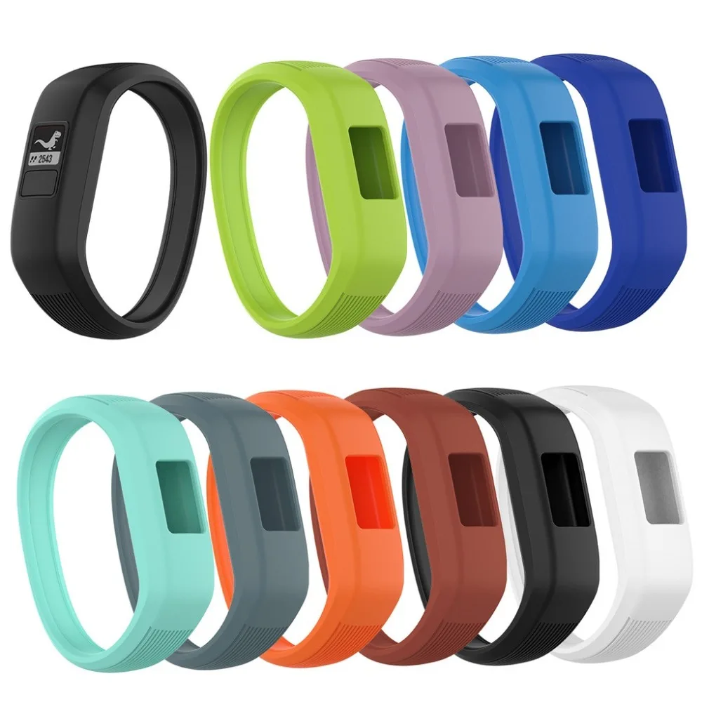 Маленький/большой детский силиконовый ремешок для часов Garmin Vivofit 3 JR/JR2 Смарт-часы