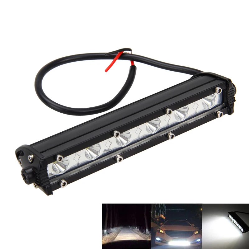 Buy 7Inch 18w Spot Slim Led Work Light Bar Single Row