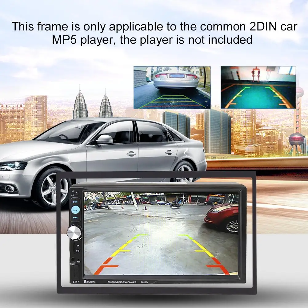 175mmx100mm Car Double 2 Din Universal Dashboard Installation Audio Fascias Dash Frame Fitting Mounting Kit for 3.94 Inch MP5 175mmx100mm Car Double 2 Din Universal Dashboard Installation Audio Fascias Dash Frame Fitting Mounting Kit for 3.94 Inch MP5