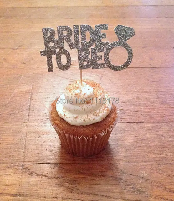 Buy cheap Bride To Be Cupcake Toppers Bridal Shower