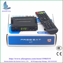 Digital tv satellite decoder Freesat V7 DVB-S2 HD satellite TV receiver Youtube Power VU CCcam Newcamd