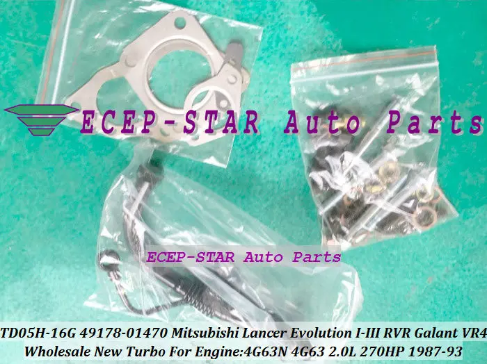 TD05H-16G 49178-01470 Turbo Turbocharger For Mitsubishi Lancer Evolution I-III RVR Galant VR4 1987-93 4G63N 2.0L 270HP -