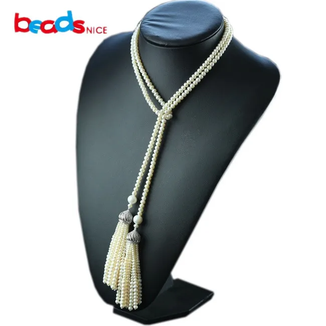 Beadsnice, ожерелье из натурального пресноводного жемчуга, ожерелье из серебра 925 пробы, Подвеска для женщин, уникальный дизайн для нее ID29796